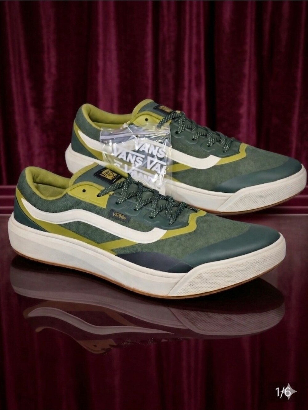 Vans Ultrarange 2.0 RW Kelp Green Marshmallow Men’s 9 Women’s 10.5 New